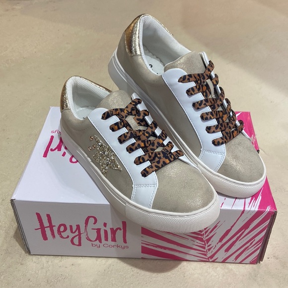 Corkys Shoes Corkys Gold Metallic Glitter Supernova Sneaker Poshmark